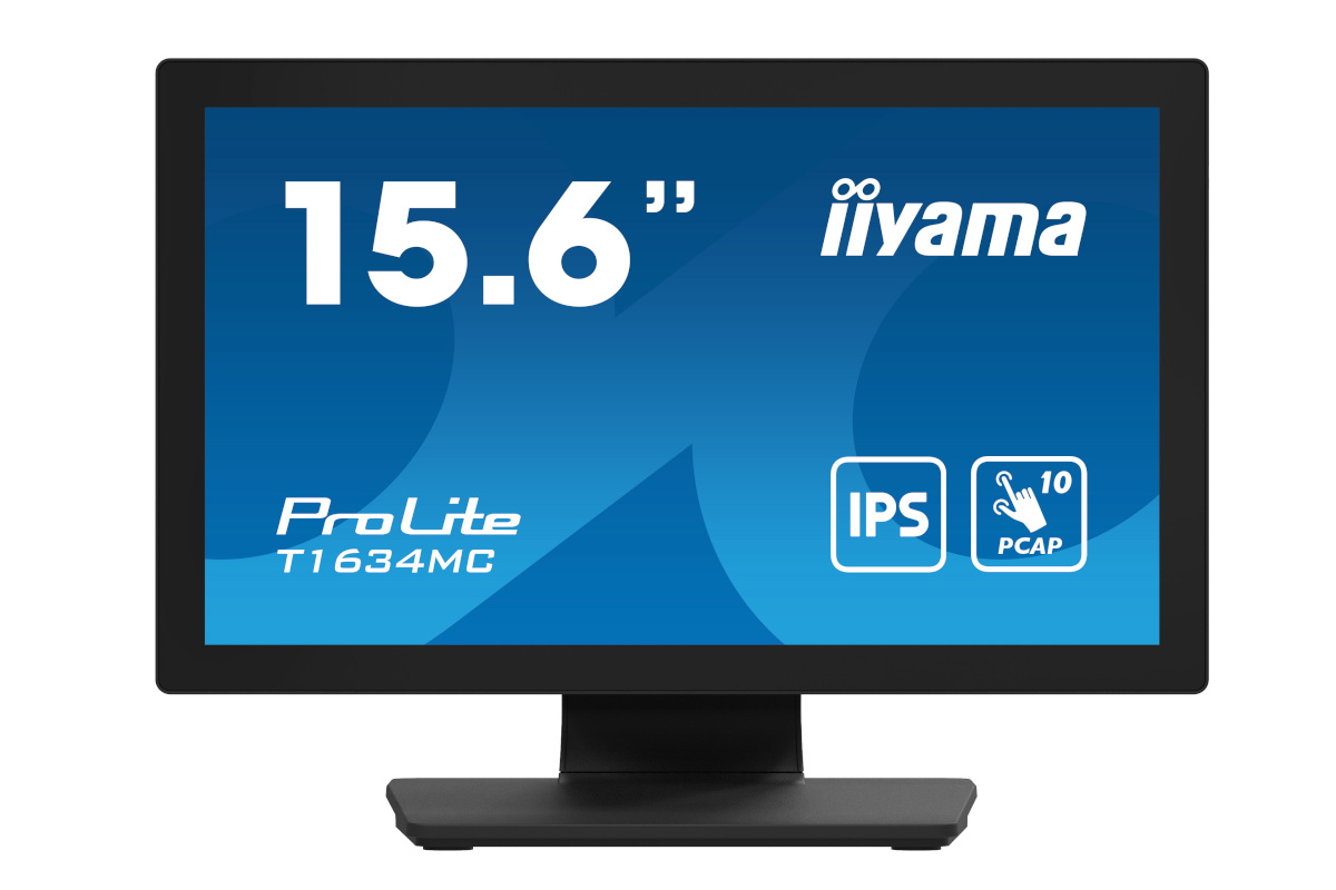 iiyama monitor 39.5cm (15,6") T1634MC-B1S 16:9 M-Touch HDMI+DP+VGA Retail