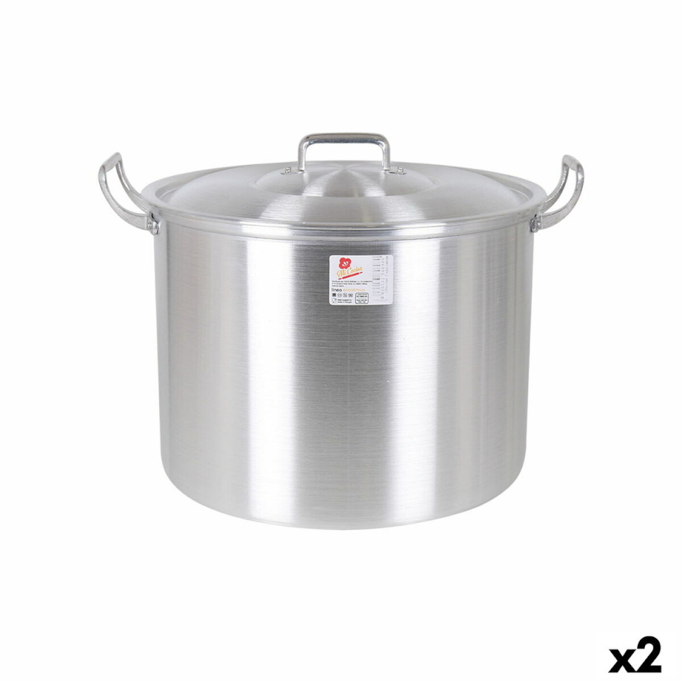 BGB Cooking Pajaroa Vorm Kaanega alumiinium 44x38x30cm 2 Ühikut