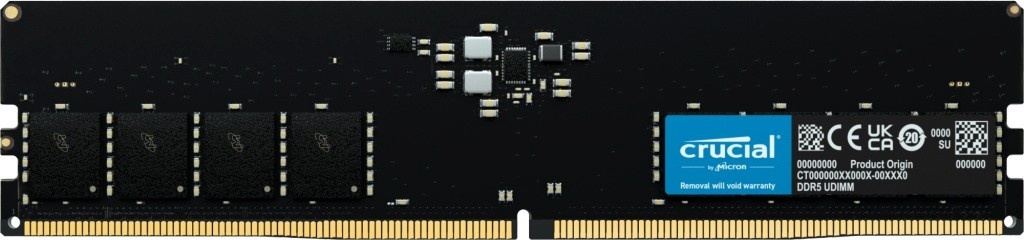 Crucial mälu Memory DDR5 16GB 5600MHz CL46 (16Gbit) Tray