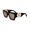 PHILIPP PLEIN naiste päikeseprillid SPP103S SHINY GREY GOLD