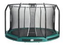 Salta batuut Trampoline Premium Ground Combo 396cm roheline