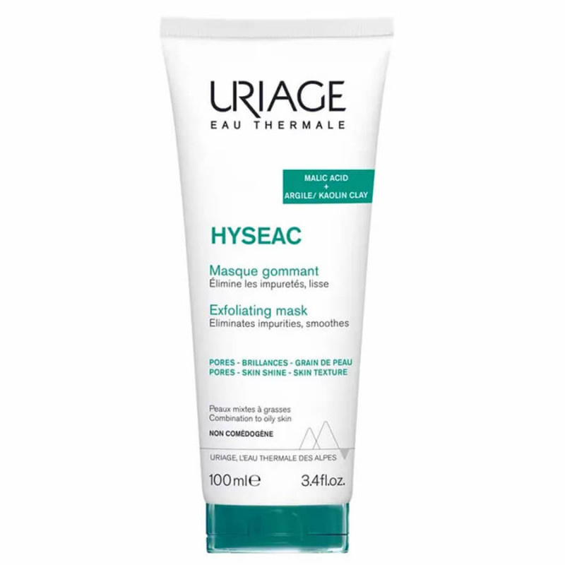 Uriage näomask Hyséac Exfoliating Mask 100ml, unisex