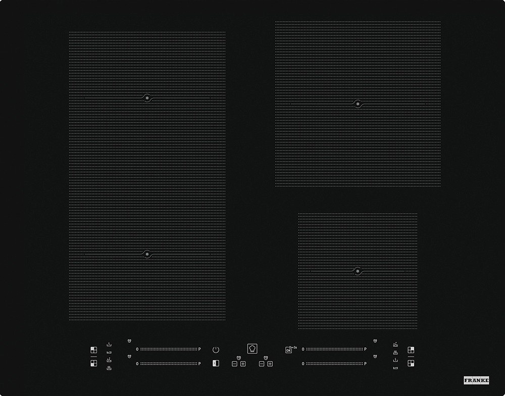 Franke integreeritav pliidiplaat Maris FMA 654 I F BK, 4 x induktsioon, 65 cm, must