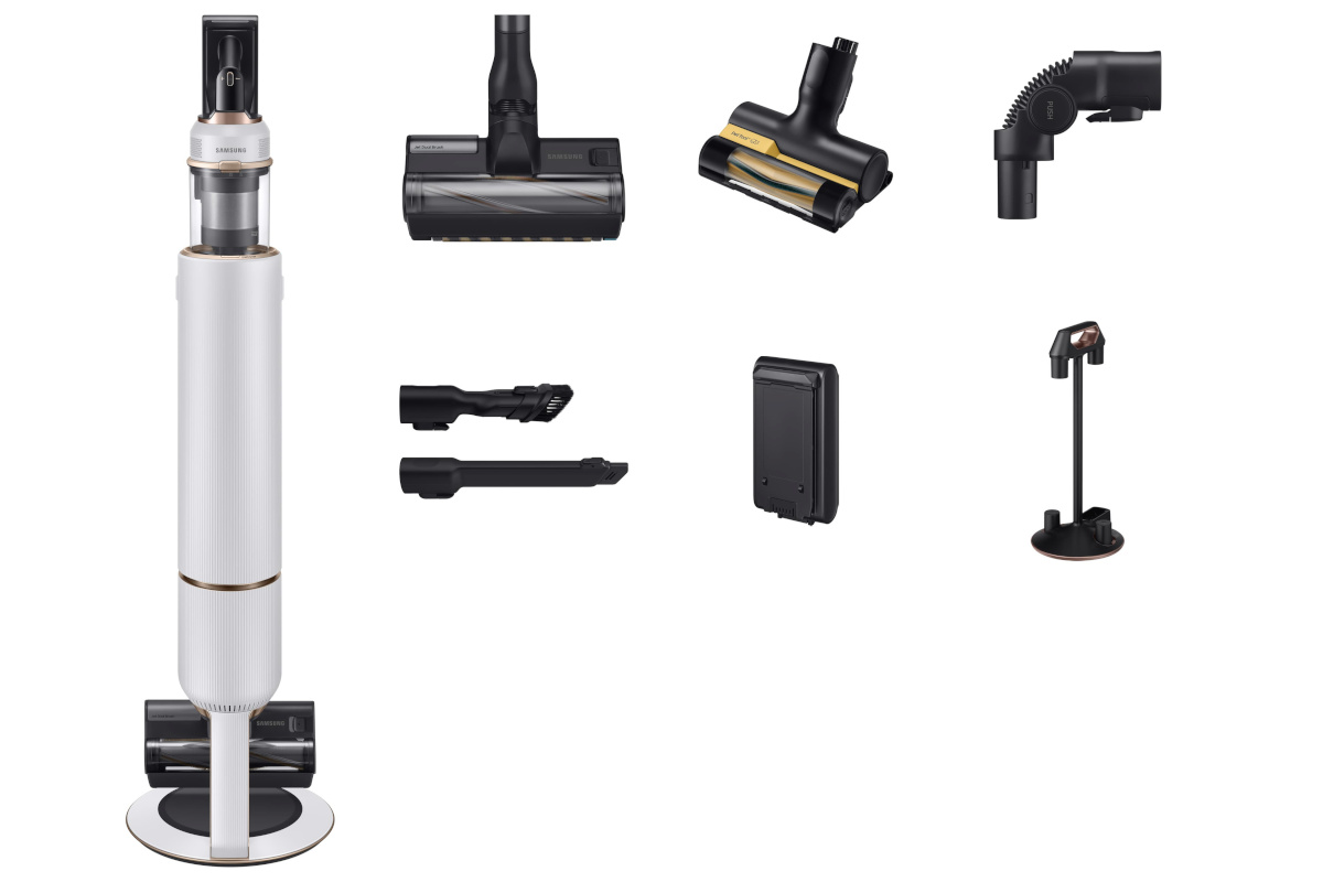 Samsung varstolmuimeja VS20B95823W Bespoke Jet Plus Pet Cordless Vacuum Cleaner, must/valge