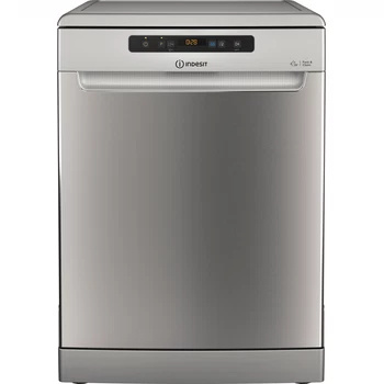 Indesit Indesit D2F HD624 AS nõudepesumasin, Free standing, E, Width 60 cm, 14 place settings, hõbedane INDESIT
