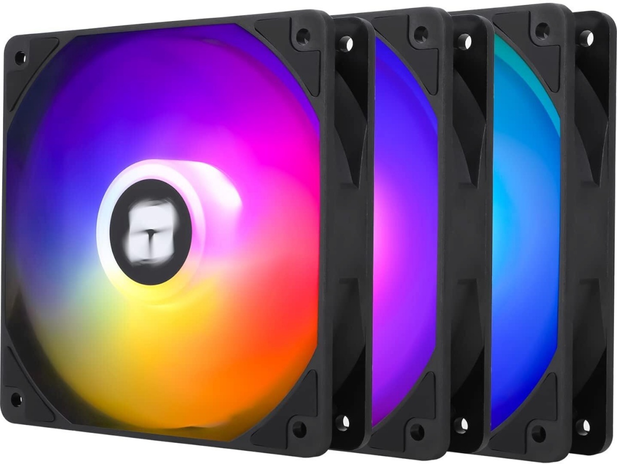 Thermalright TL-C12C-S ARGB, 120 mm, must, 3-pakk