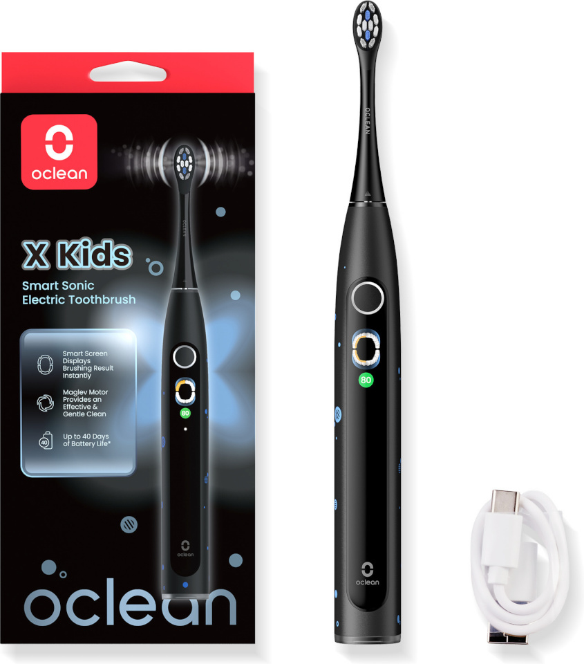 Oclean elektriline hambahari X Kids Electric Toothbrush, must