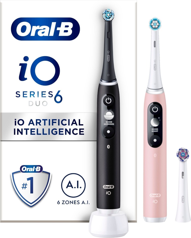 Braun elektriline hambahari Oral-B iO Series 6, must/roosa