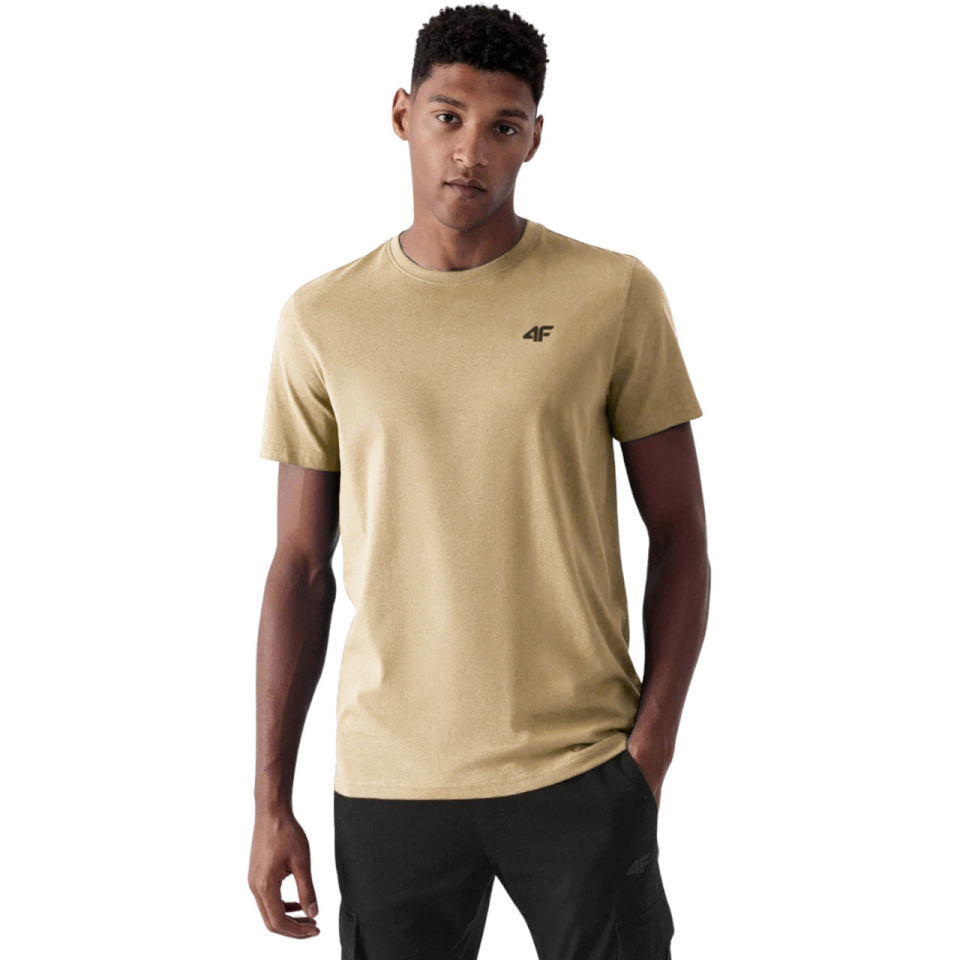 4F T-särk meestele M3096 beež 4FWSS25TTSHM3096 83S suurus M