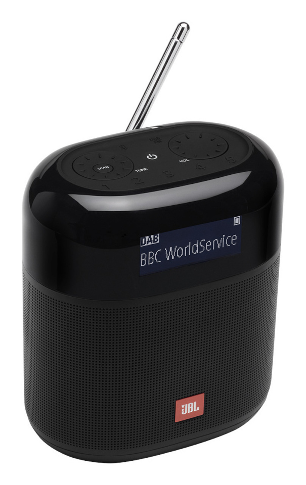 JBL kaasaskantav raadio JBLTUNERXLBLKEUNA Tuner XL, DAB FM, BT, must