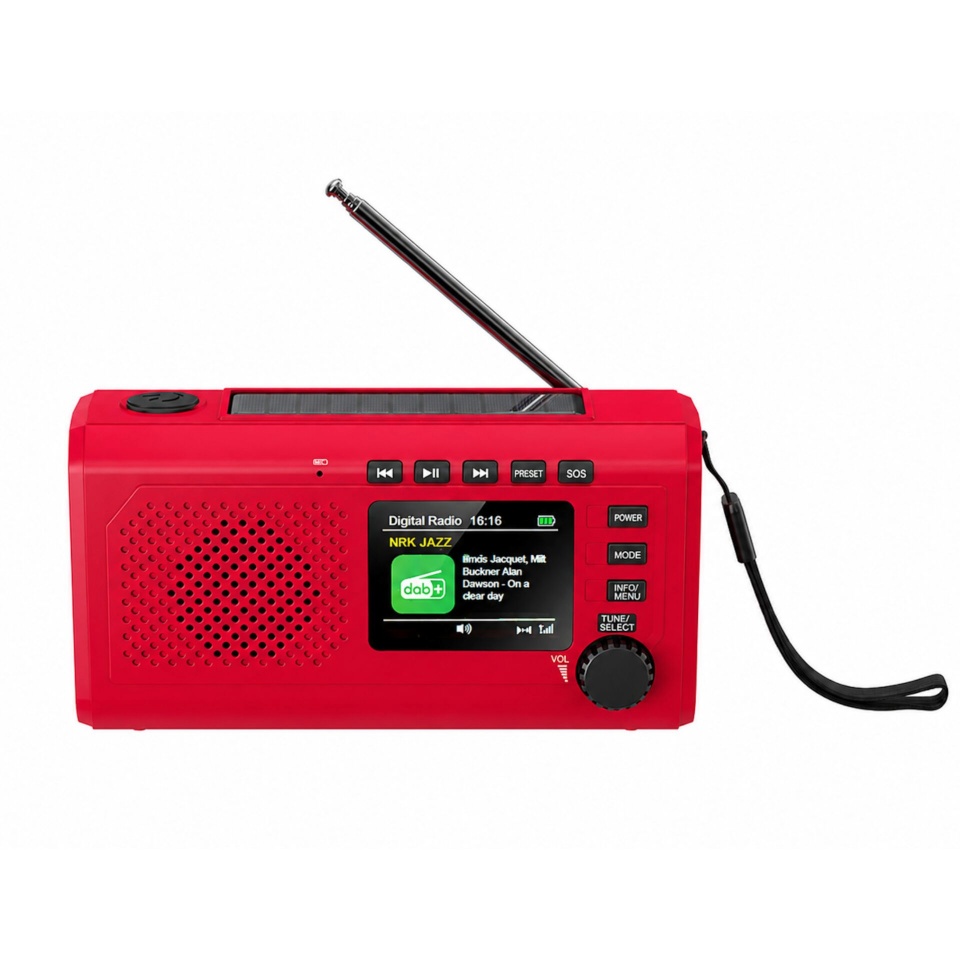 Reflexion raadio TRA2757DAB+ punane