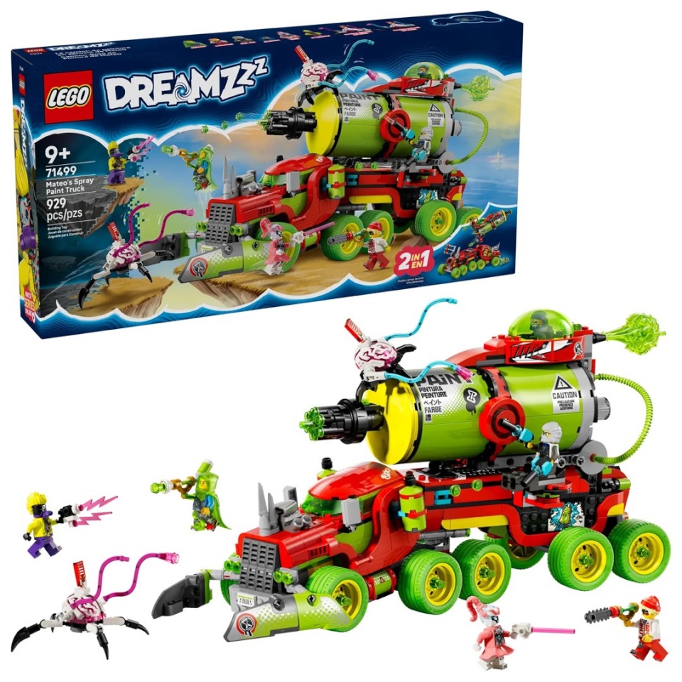 Lego klotsid DREAMZZZ 71499 Mateo's Spray Paint Truck