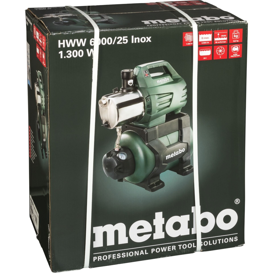 Metabo HWW 6000/25 INOX Domestic Waterworks