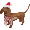 Basic & Co Dekoratiivkuju BASIC & CO pruun Koer Jõuluvana Müts 70 x 12 x 43 cm