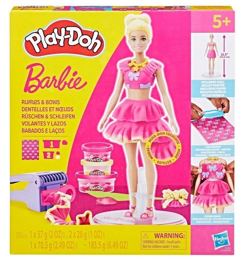 Play-Doh modelleerimiskomplekt Barbie volangid ja lipsud,