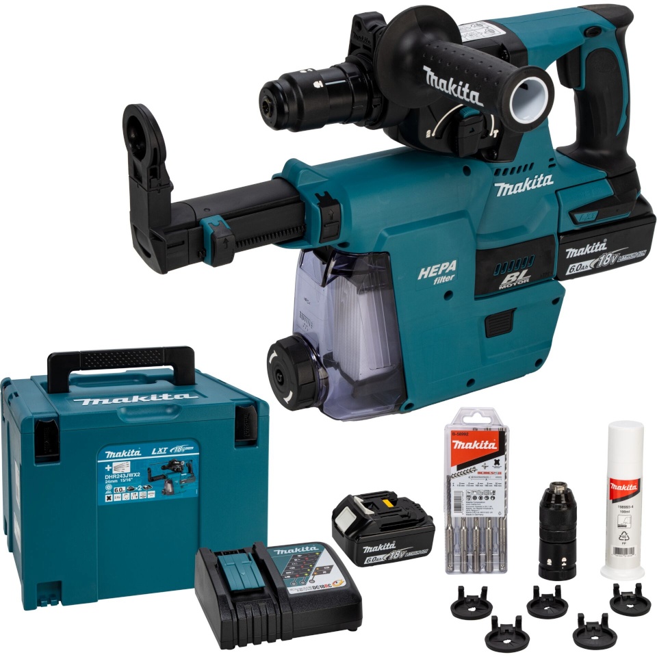 Makita trell DHR243JWX2 Akku-Kombihammer