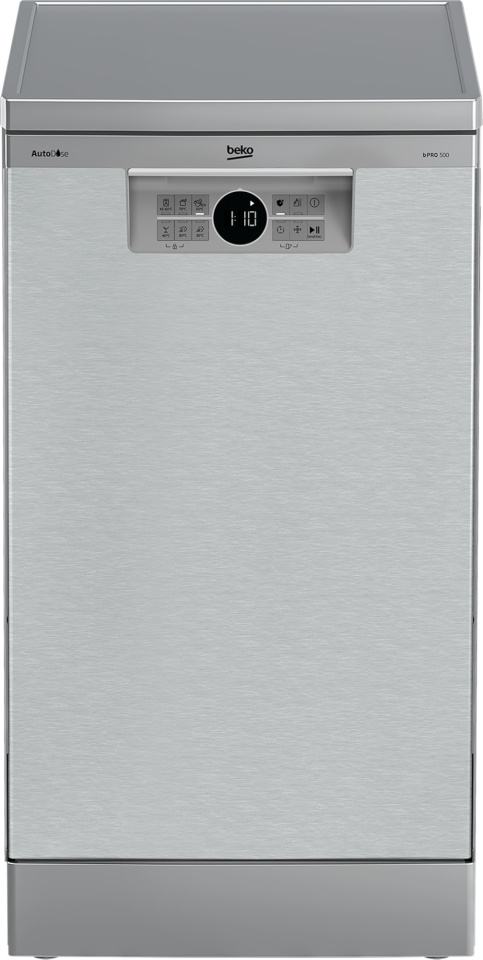 Beko nõudepesumasin BDFS26040XA Dishwasher, roostevaba teras