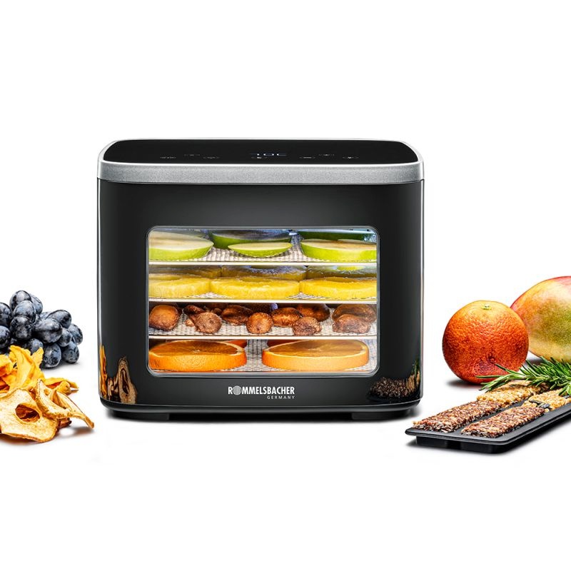 Rommelsbacher toidukuivataja DA450 Food Dehydrator, must