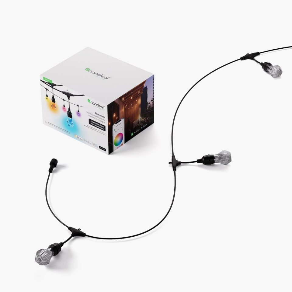 Nanoleaf Essentialsmatter Smartmulticolour Outdoor String Lights Expansion 15m