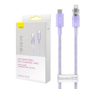 Baseus laadimiskaabel Fast Charging USB-C -> Lightning Explorer Series 1m, 20W, lilla