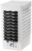 Orthex säilituskast kaanega SmartStore Classic 15 Storage Box with Lid, 10tk, läbipaistev