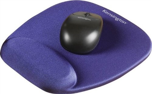 Kensington hiirematt Mousepad, Ergonomic, piankowa, sinine