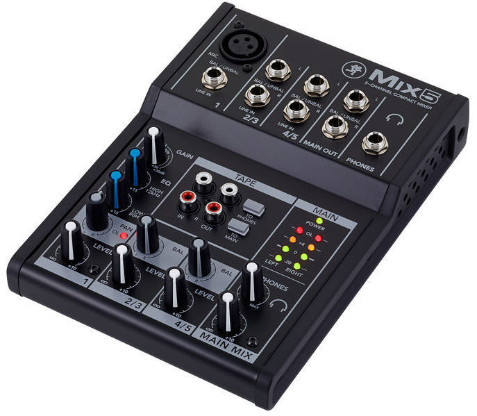 Mackie Mix5 5-kanaliline kompaktne mikserpult