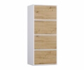 Top E Shop kummut ALMA CHEST OF DRAWERS valge/ARTISAN OAK