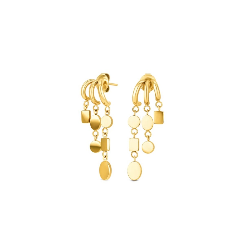 One Jewels naiste kõrvarõngad OJEEP36G kuldne