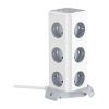 BliTZWOlF BW-EC3 Vertical Power Strip with 12 Outlets