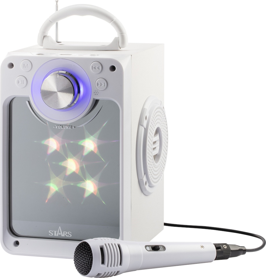 Liniex karaokekomplekt lastele Star, valge