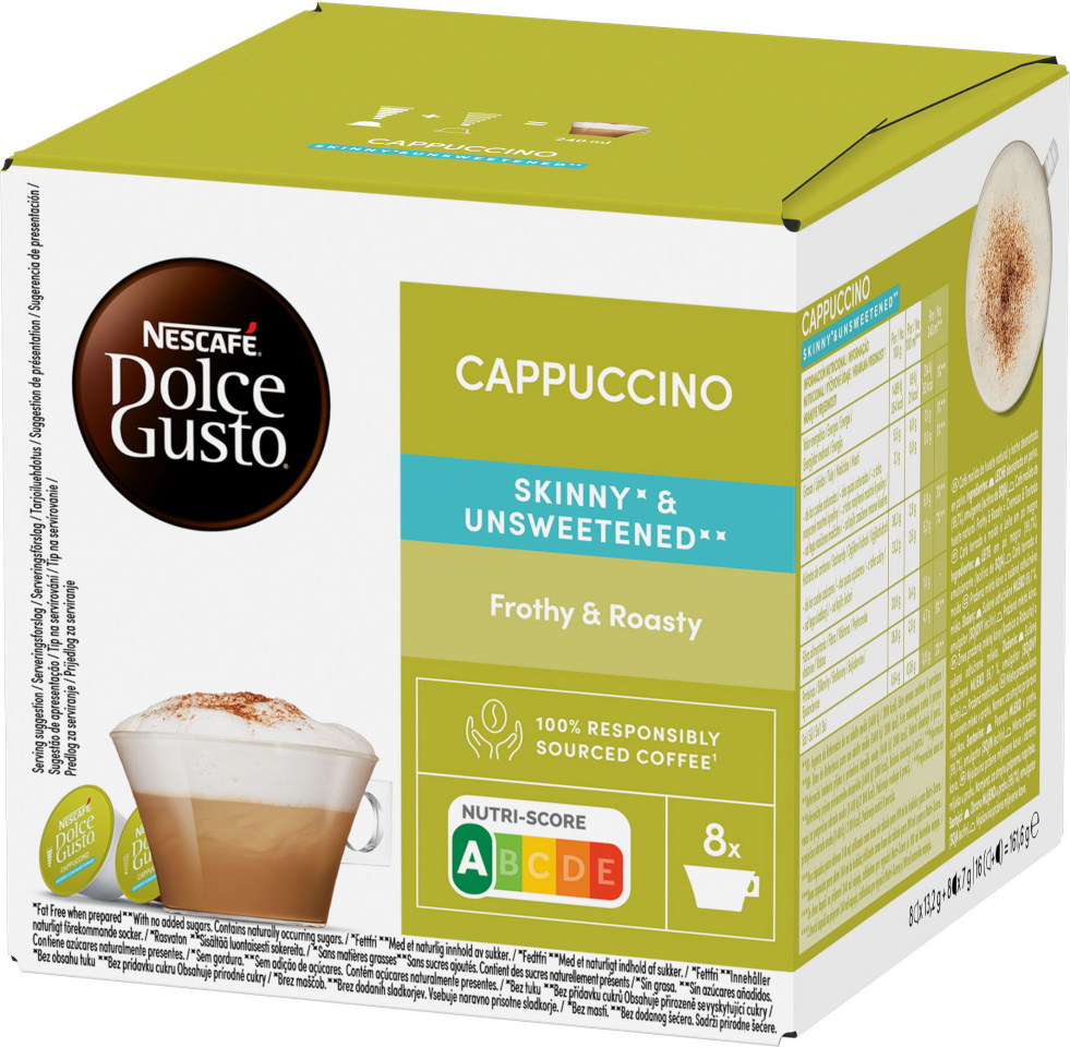 Nescafe kohvikapslid Dolce Gusto Skinny Cappuccino, 3 x 16 kapslit