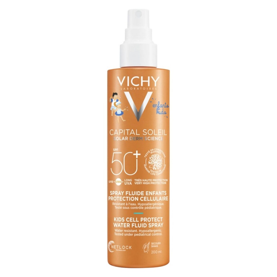 Vichy päikesekaitse Sprei Lastele Cell Protect Spf 50+ 200ml