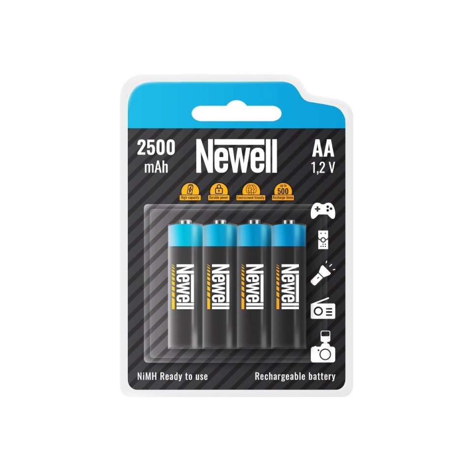 Newell aku Rechargeable NiMH AA 2500 x4