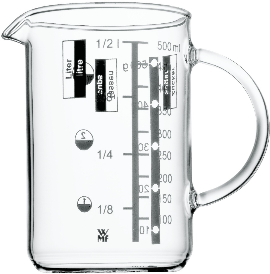 WMF Gourmet mõõtekann, klaasist, 0,5 L