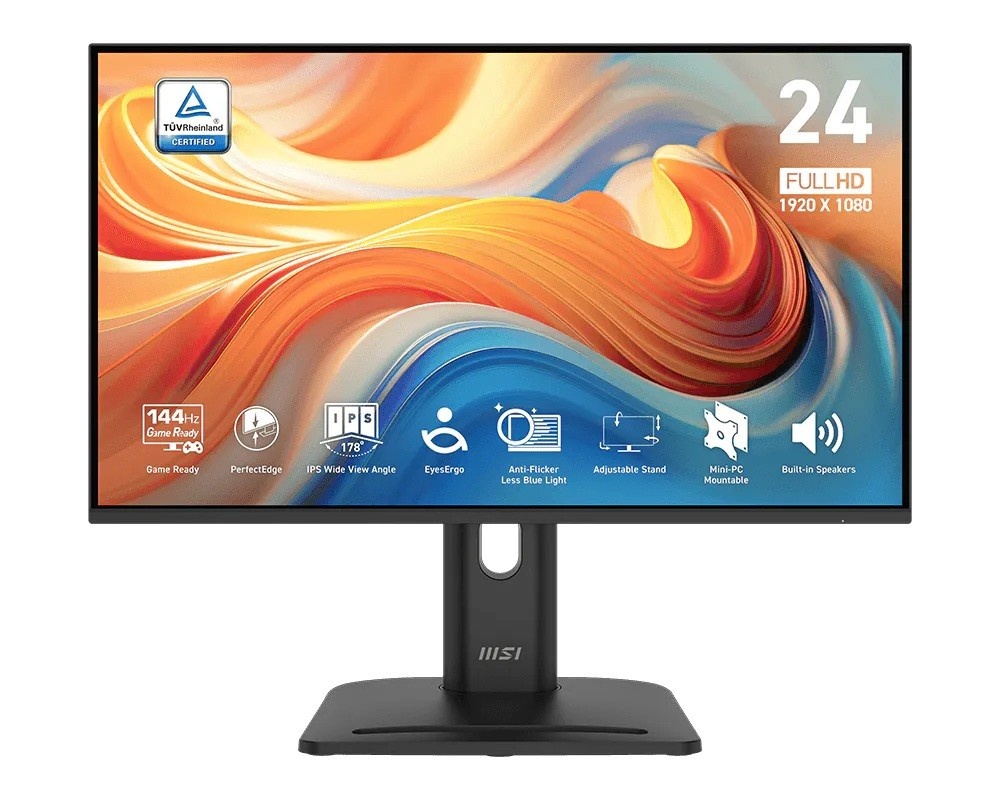MSI monitor PRO MP245PGN E14 23.8 inches/LED/FHD/FLAT/144Hz/must