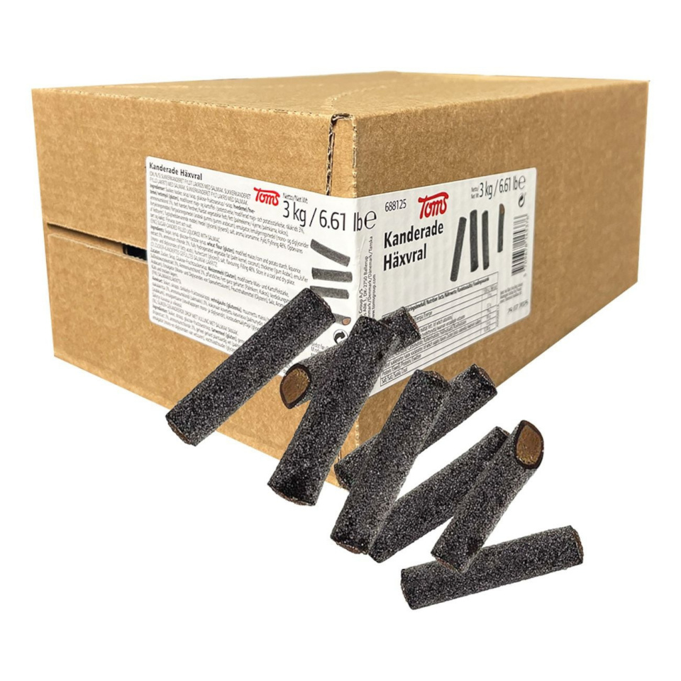 Tomsi lahtised kommid Nõia vile lagritsakomm, 3kg