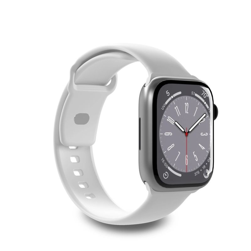 Puro Icon Silicone Strap for Apple Watch 38mm/40mm/41mm mm - White (2tk)