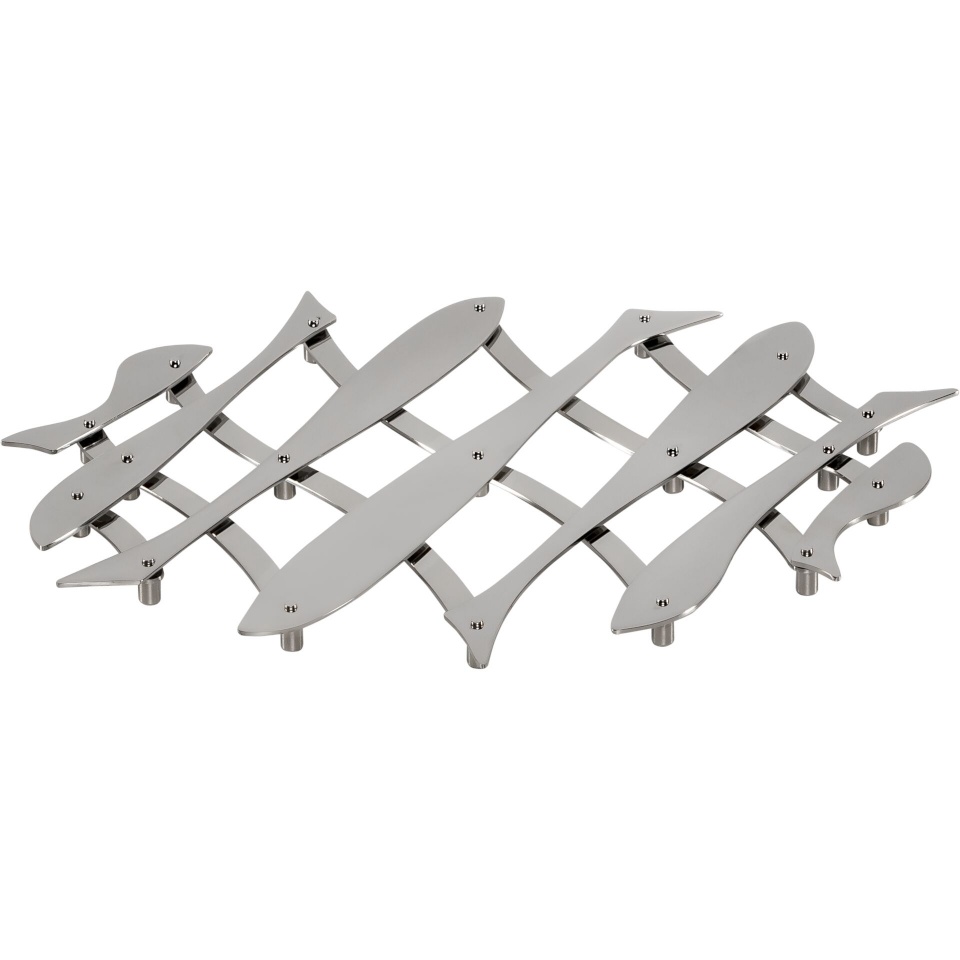 Alessi kandik DUL03 Pescher Extensible Trivet, roostevaba teras