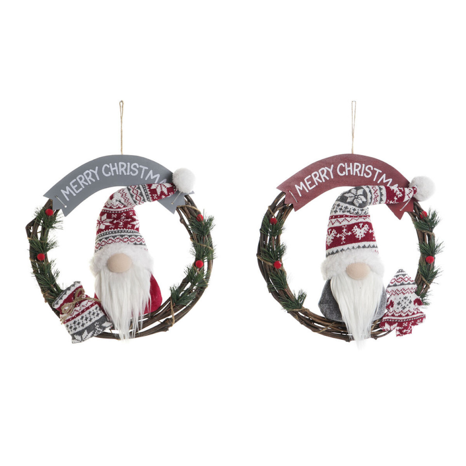 Dkd Home Decor Rippkaunistus DKD Home Decor Mitmevärviline 35 x 9 x 35 cm (2 Ühikut)