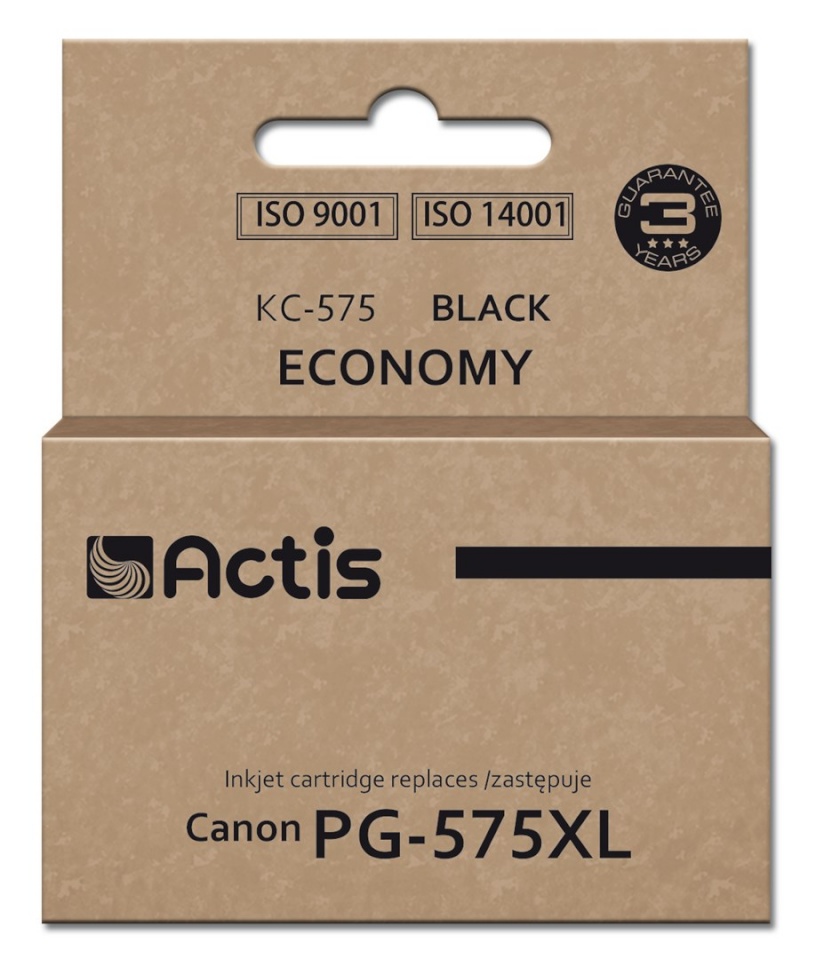 ACTIS tindikassett KC-575 Canon Printer Ink, Canon PG-575XL, Supreme, 16,5 ml, must