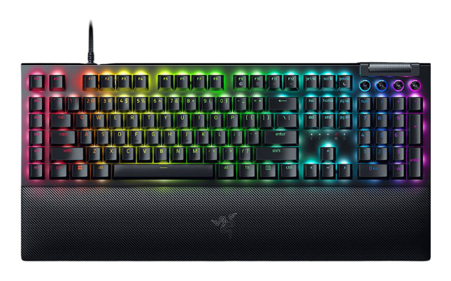 Razer klaviatuur BlackWidow V4 Mechanical Gaming Keyboard, kollane Switch, US Layout, Wired, must
