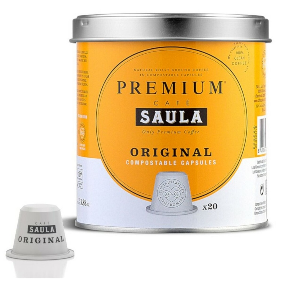 Saula kohvikapslid COMPOSTABLE INTENSE