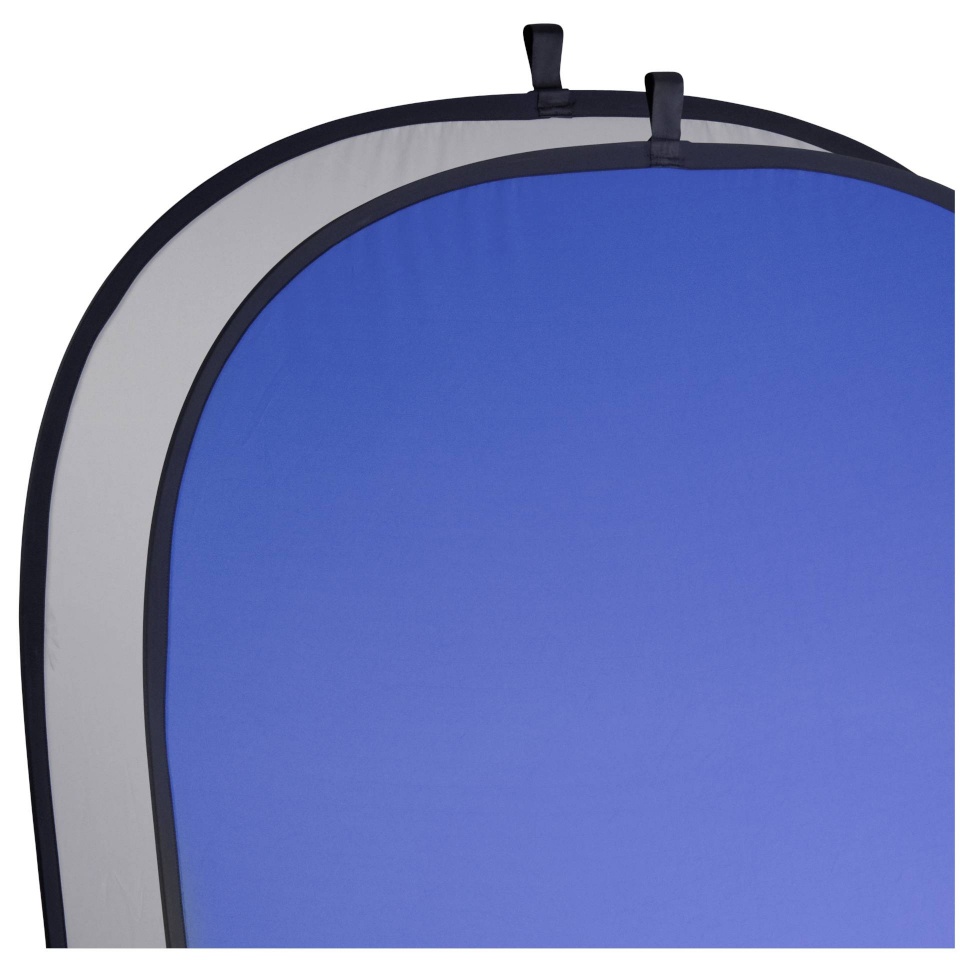 Walimex taust 2in1 Foldable Background hall/sinine, 180x210cm