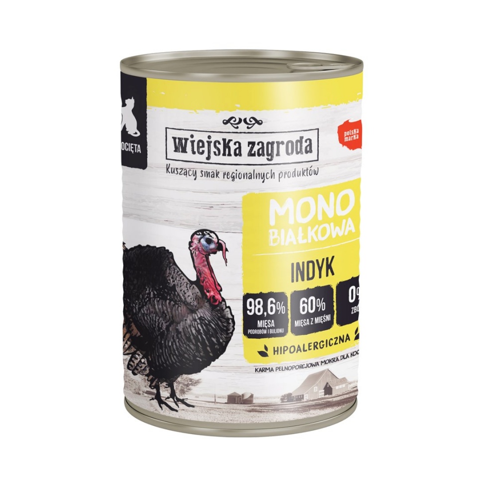 Country Farm kassitoit Monoprotein Turkey, 400g
