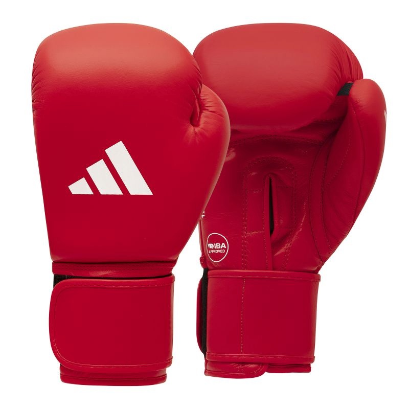 IBA approved adidas tournament poksikindad punane 10 oz