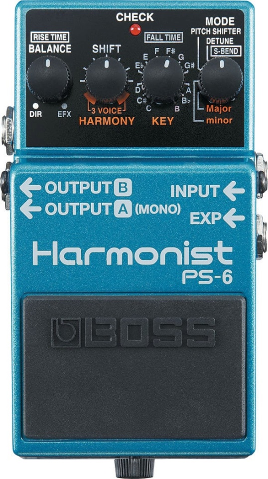 Boss kitarripedaal PS-6 Harmonist pedaal