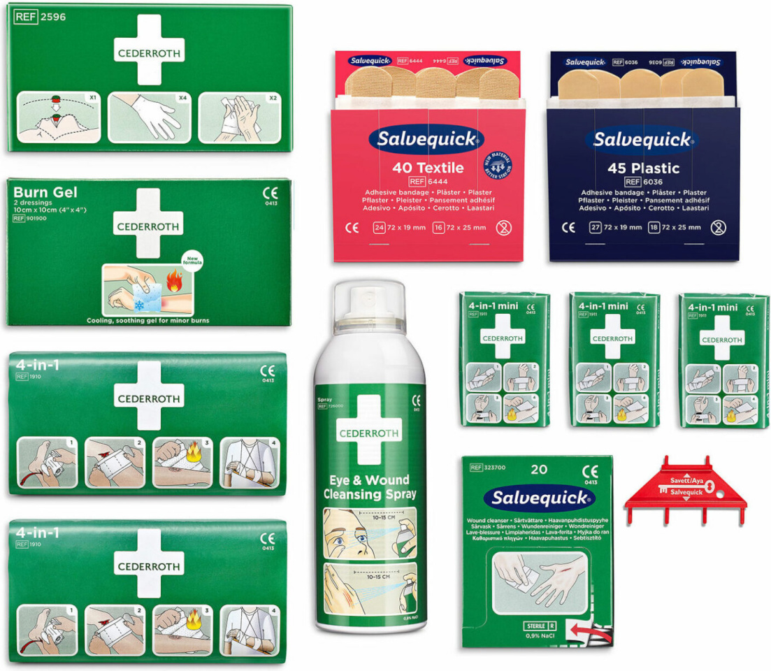 Cederroth täitekomplekt esmaabipunkti