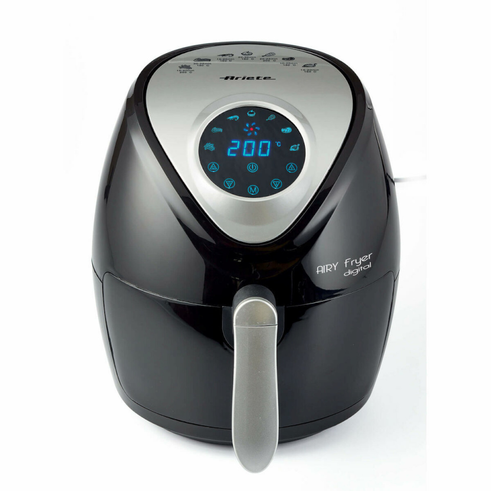 Ariete kuumaõhufritüür 4616 Digital Airy Fryer, 2,6L, must/hõbedane