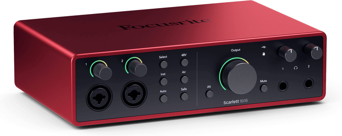 Focusrite Scarlett 16i16 (4th Gen) helikaart